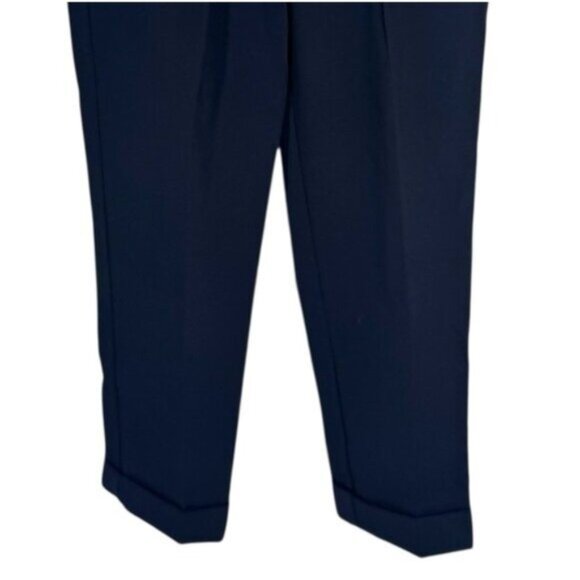 Tuckernuck Navy Duncan Pleated Trouser Pants Size 6 NWT - Picture 4 of 7